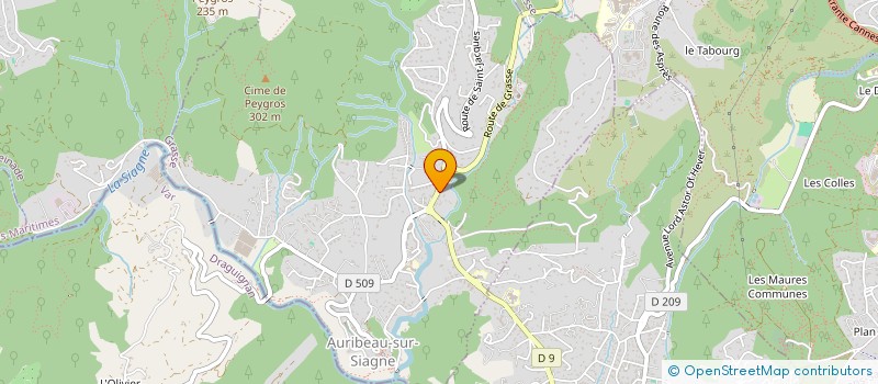 localisation de l'entreprise MONSIEUR PHILIPPE PEYVEL  AURIBEAU-SUR-SIAGNE