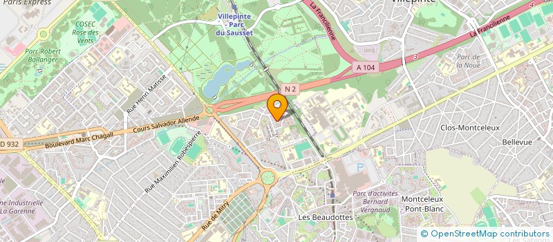 localisation de l'entreprise MONSIEUR PHILIPPE PEZET à AULNAY-SOUS-BOIS