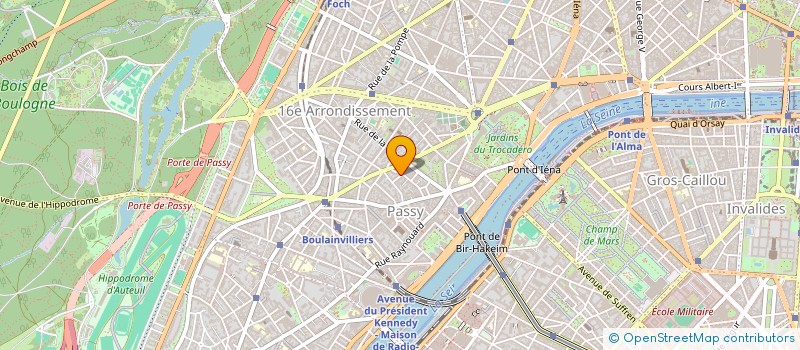 localisation de l'entreprise MONSIEUR PHILIPPE PHILIDOR  PARIS