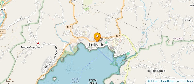 localisation de l'entreprise MONSIEUR PHILIPPE PHILIPPE CAYAU  LE MARIN