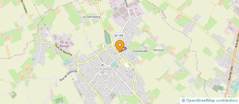 localisation de l'entreprise MONSIEUR PHILIPPE PIAT à LINSELLES