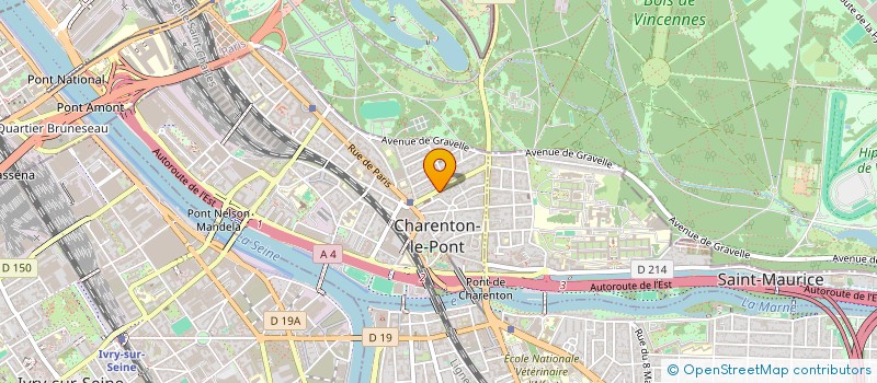 localisation de l'entreprise MONSIEUR PHILIPPE PIAT à CHARENTON-LE-PONT