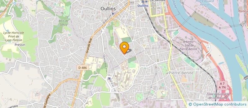 localisation de l'entreprise MONSIEUR PHILIPPE PICARD  OULLINS-PIERRE-BENITE