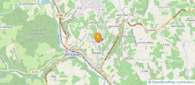 localisation de l'entreprise MONSIEUR PHILIPPE PICHENET  LEGNY