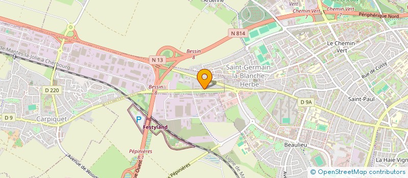 localisation de l'entreprise MONSIEUR PHILIPPE PICHEREAU  CARPIQUET