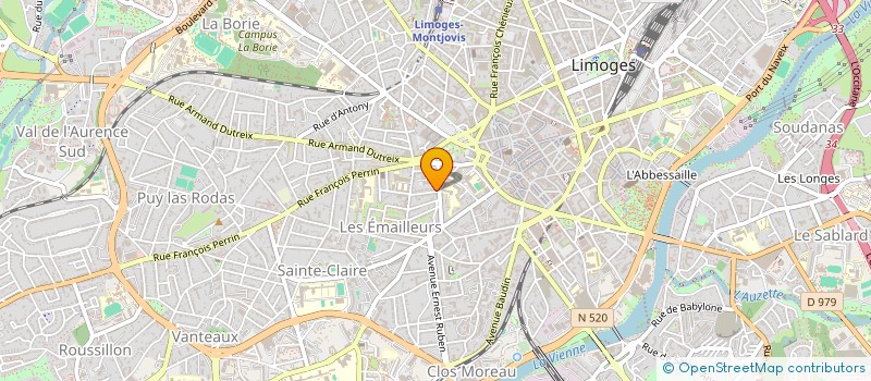 localisation de l'entreprise MONSIEUR PHILIPPE PICHON à LIMOGES