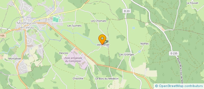 localisation de l'entreprise MONSIEUR PHILIPPE PICHON à MONTFAUCON-EN-VELAY