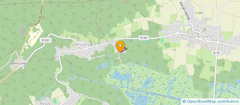 localisation de l'entreprise MONSIEUR PHILIPPE PICOT  SACY-LE-GRAND