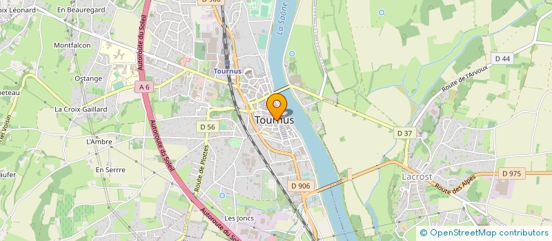 localisation de l'entreprise MONSIEUR PHILIPPE PIDANCIER  TOURNUS