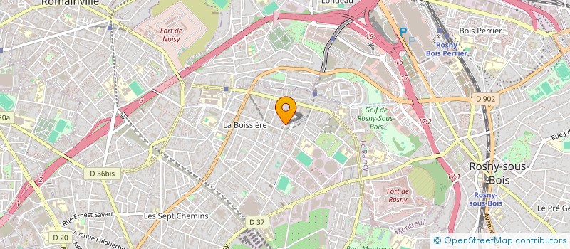 localisation de l'entreprise MONSIEUR PHILIPPE PIDOUX à MONTREUIL