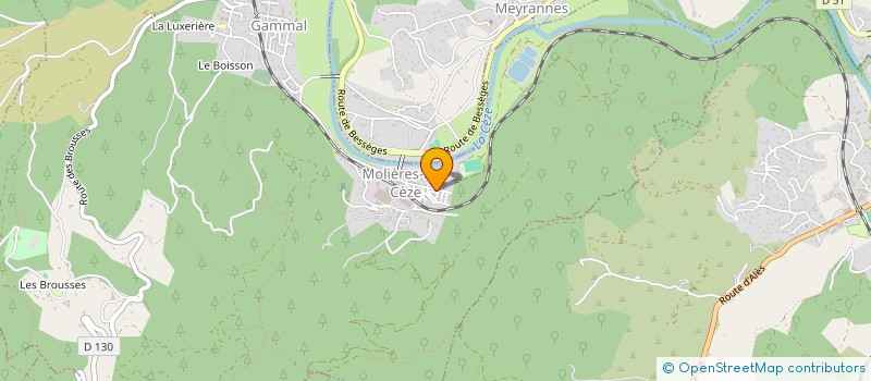 localisation de l'entreprise MONSIEUR PHILIPPE PIERRE  MOLIERES-SUR-CEZE