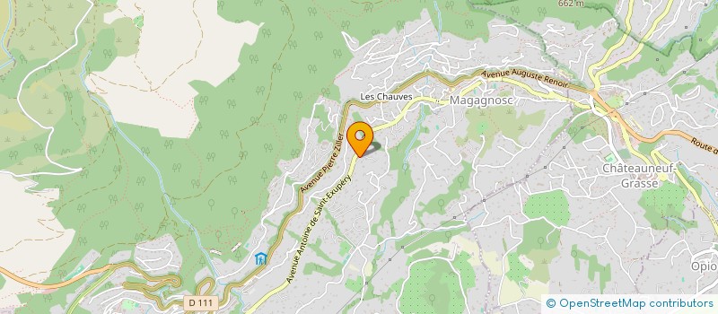 localisation de l'entreprise MONSIEUR PHILIPPE PIERRE CANINO  GRASSE