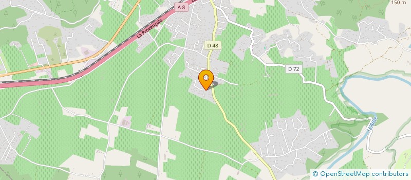 localisation de l'entreprise MONSIEUR PHILIPPE PIERRON  VIDAUBAN