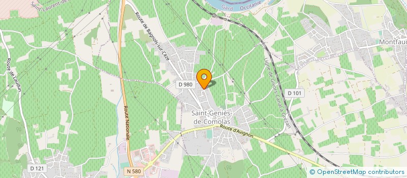 localisation de l'entreprise MONSIEUR PHILIPPE PIETERS à SAINT-GENIES-DE-COMOLAS