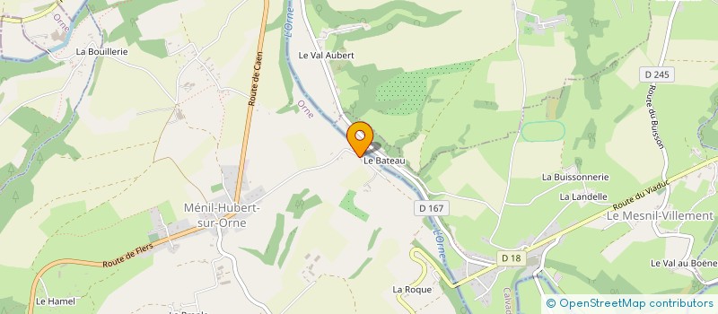 localisation de l'entreprise MONSIEUR PHILIPPE PILLET à MENIL-HUBERT-SUR-ORNE