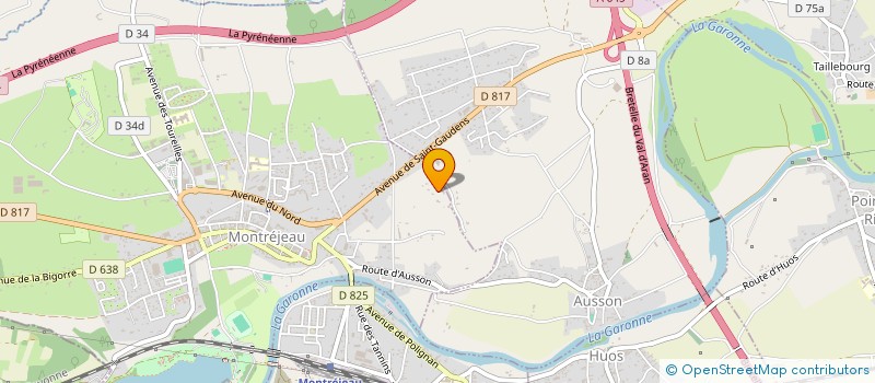 localisation de l'entreprise MONSIEUR PHILIPPE PIN  MONTREJEAU