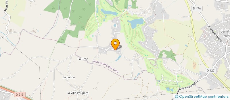 localisation de l'entreprise MONSIEUR PHILIPPE PINAULT à SAINT-ANDRE-DES-EAUX
