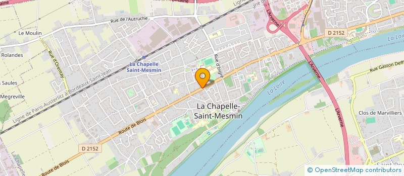 localisation de l'entreprise MONSIEUR PHILIPPE PINSARD à LA CHAPELLE-SAINT-MESMIN