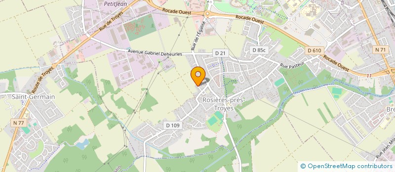 localisation de l'entreprise MONSIEUR PHILIPPE PINTO RIBEIRO  ROSIERES-PRES-TROYES