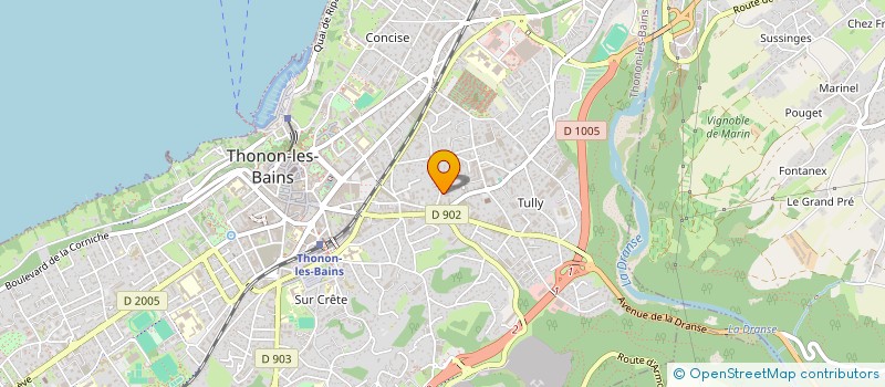 localisation de l'entreprise MONSIEUR PHILIPPE PIPITONE à THONON-LES-BAINS