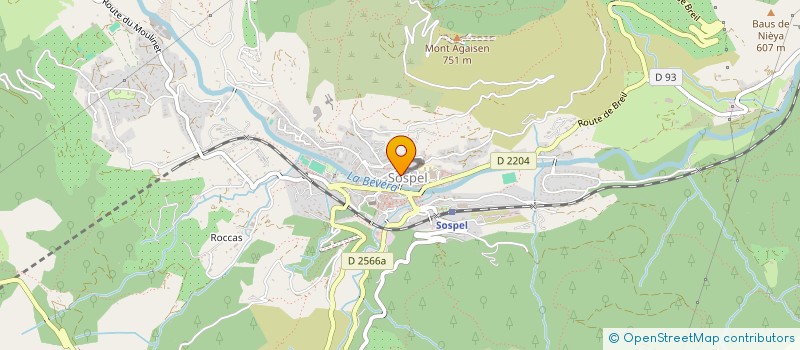 localisation de l'entreprise MONSIEUR PHILIPPE PIPPOLINI  SOSPEL