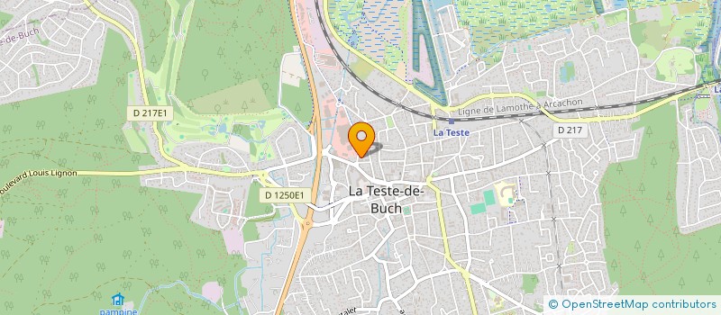 localisation de l'entreprise MONSIEUR PHILIPPE PIQUET à LA TESTE-DE-BUCH