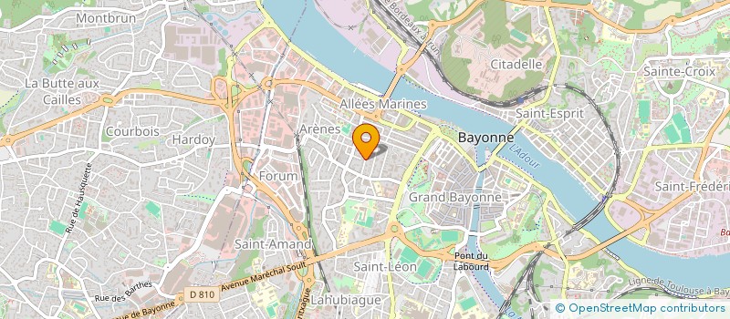 localisation de l'entreprise MONSIEUR PHILIPPE PIRON à BAYONNE