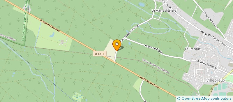 localisation de l'entreprise MONSIEUR PHILIPPE PISANI  SAINT AUBIN DE MEDOC