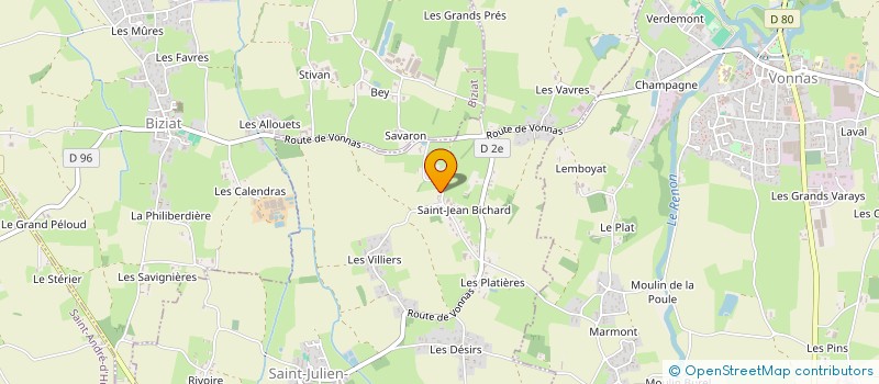 localisation de l'entreprise MONSIEUR PHILIPPE PITTION  SAINT-JULIEN-SUR-VEYLE