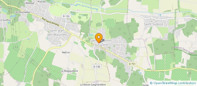 localisation de l'entreprise MONSIEUR PHILIPPE PLACAIS  BRISSAC LOIRE AUBANCE