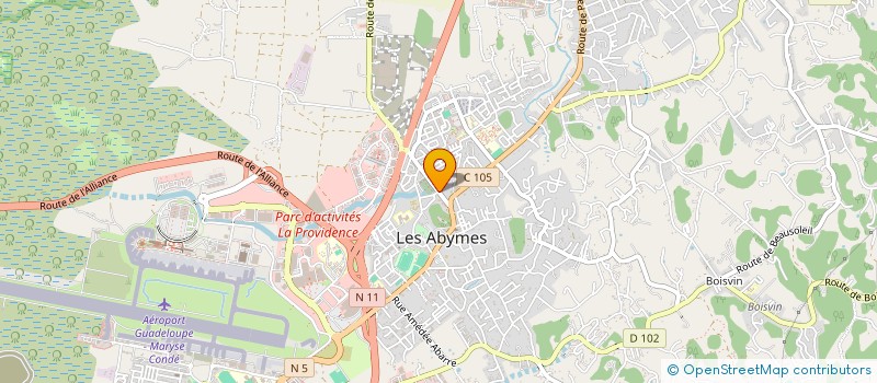 localisation de l'entreprise MONSIEUR PHILIPPE PLACERDAT  LES ABYMES