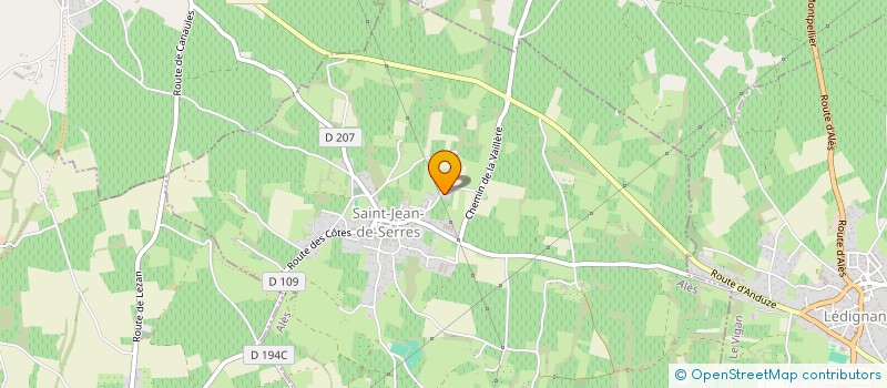 localisation de l'entreprise MONSIEUR PHILIPPE PLAGNE  SAINT-JEAN-DE-SERRES