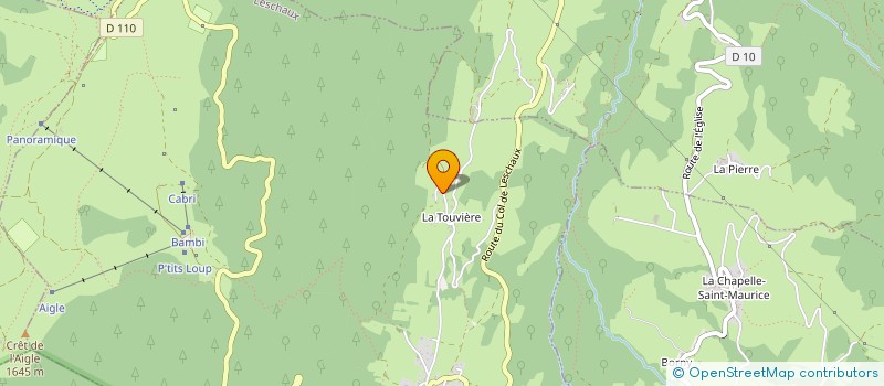 localisation de l'entreprise MONSIEUR PHILIPPE PLAMONT  LESCHAUX