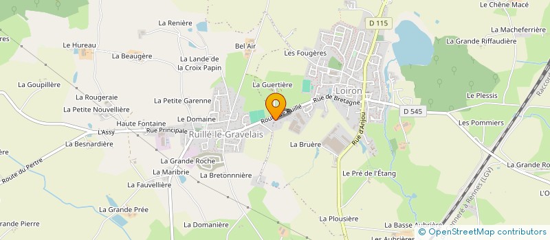 localisation de l'entreprise MONSIEUR PHILIPPE PLANCHAIS  LOIRON-RUILLE