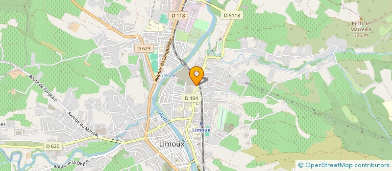 localisation de l'entreprise MONSIEUR PHILIPPE PLANTADE à LIMOUX