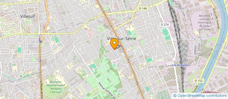 localisation de l'entreprise MONSIEUR PHILIPPE PLANTE-BORDENEUVE à VITRY-SUR-SEINE