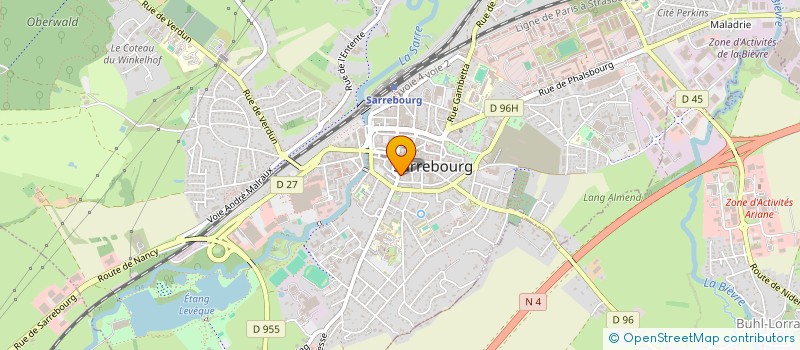 localisation de l'entreprise MONSIEUR PHILIPPE PLATHEY à SARREBOURG