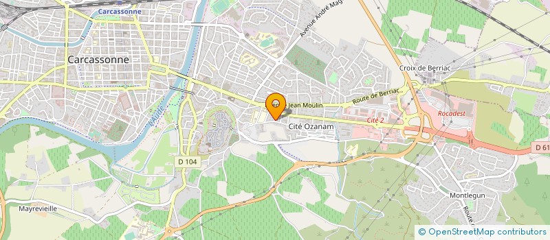 localisation de l'entreprise MONSIEUR PHILIPPE PLAUZOLES  CARCASSONNE