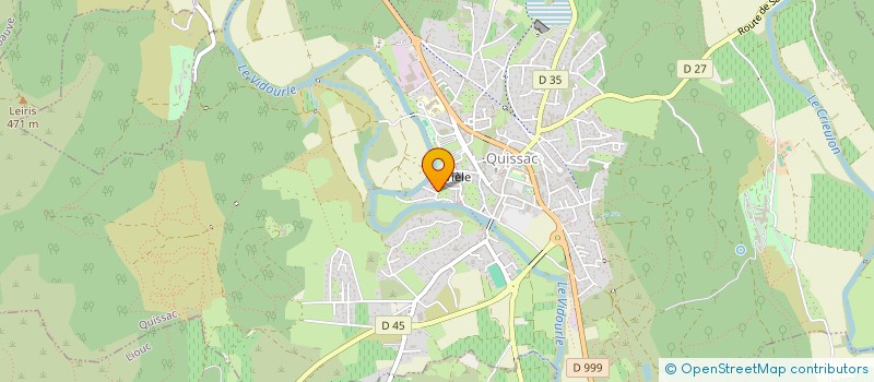 localisation de l'entreprise MONSIEUR PHILIPPE PLISSOT  QUISSAC