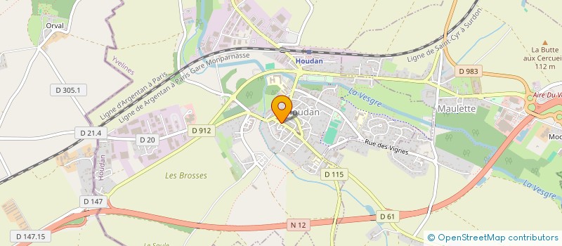 localisation de l'entreprise MONSIEUR PHILIPPE PLOT à HOUDAN