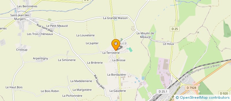 localisation de l'entreprise MONSIEUR PHILIPPE POCHIC à MEAUCE