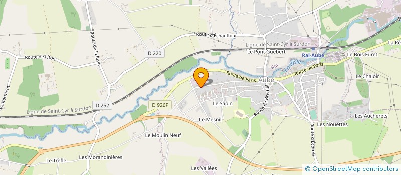 localisation de l'entreprise MONSIEUR PHILIPPE POILLY à AUBE