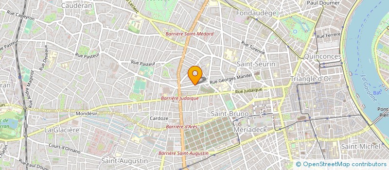 localisation de l'entreprise MONSIEUR PHILIPPE POIRIER à BORDEAUX