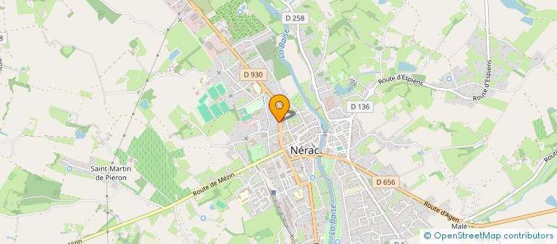 localisation de l'entreprise MONSIEUR PHILIPPE POITEVIN  NERAC