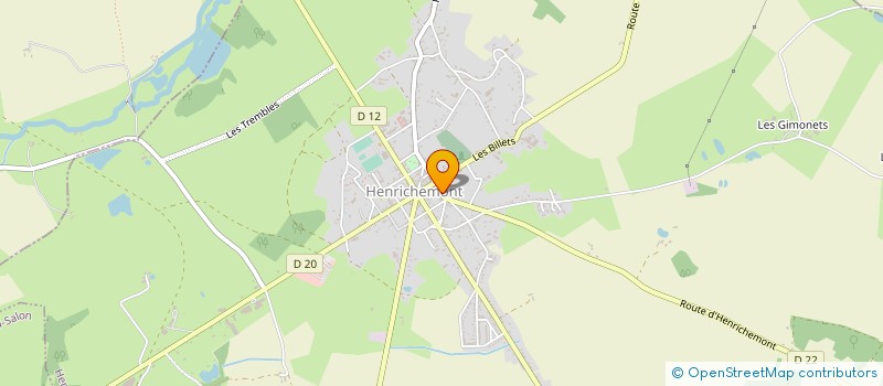 localisation de l'entreprise MONSIEUR PHILIPPE POITEVIN  HENRICHEMONT