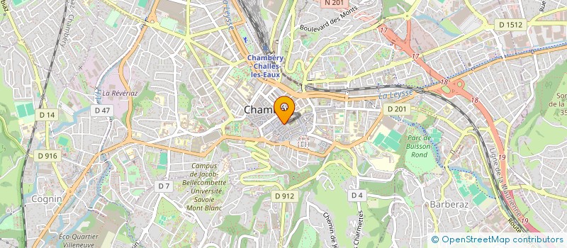 localisation de l'entreprise MONSIEUR PHILIPPE POIZAT  CHAMBERY