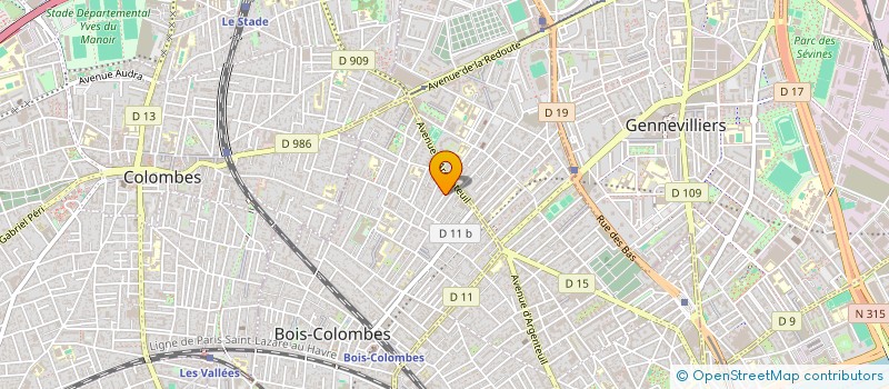localisation de l'entreprise MONSIEUR PHILIPPE POLENZANI à BOIS-COLOMBES