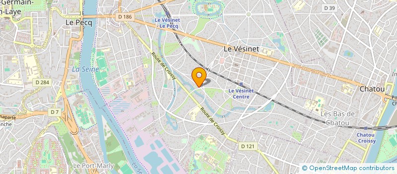 localisation de l'entreprise MONSIEUR PHILIPPE POLETTI  LE VESINET