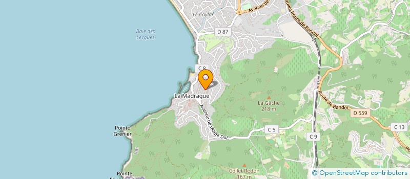 localisation de l'entreprise MONSIEUR PHILIPPE POLLARA à SAINT-CYR-SUR-MER