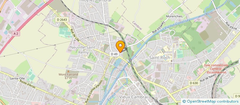 localisation de l'entreprise MONSIEUR PHILIPPE POLLET  NEUVILLE-SAINT-REMY